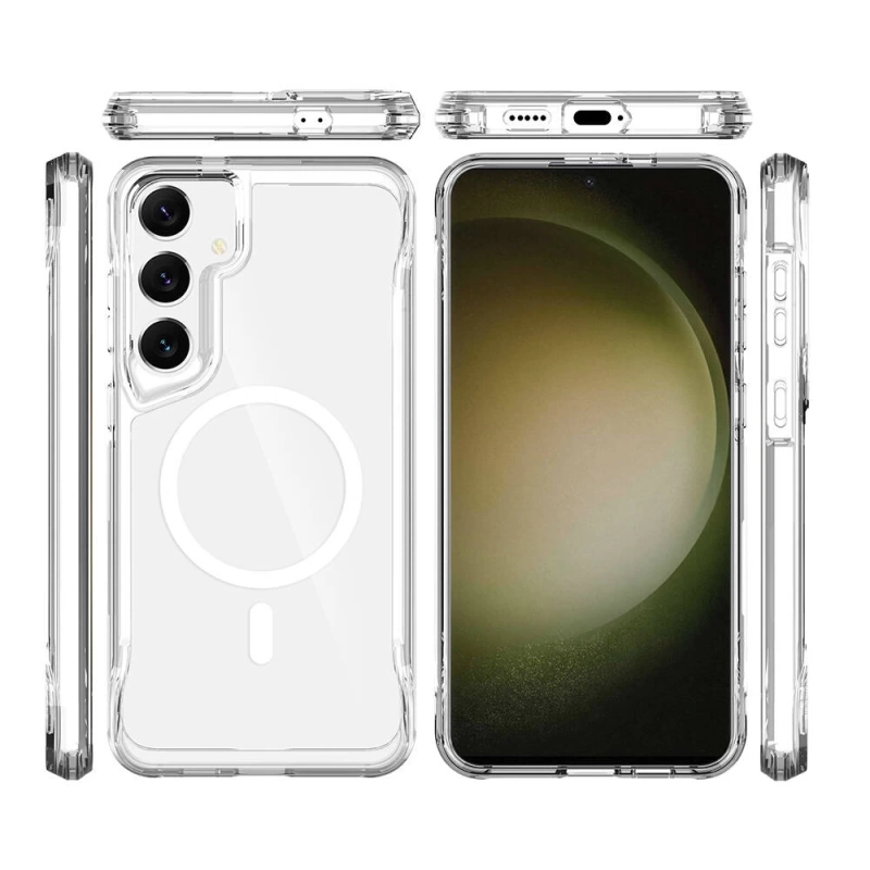 Galaxy S24 Kılıf Zore M-safe Şarj Özellikli T-Max M-safe Kapak