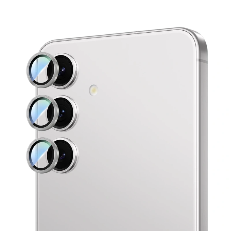 Galaxy S24 Plus CaseWorld Alloy Serisi Oleofobik Anti Reflective Kamera Lens Koruyucu