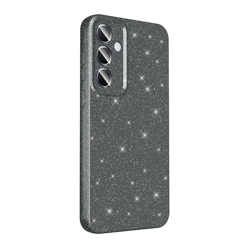 Galaxy S24 Plus Kılıf Kamera Korumalı Simli Lüks Zore Koton Kapak
