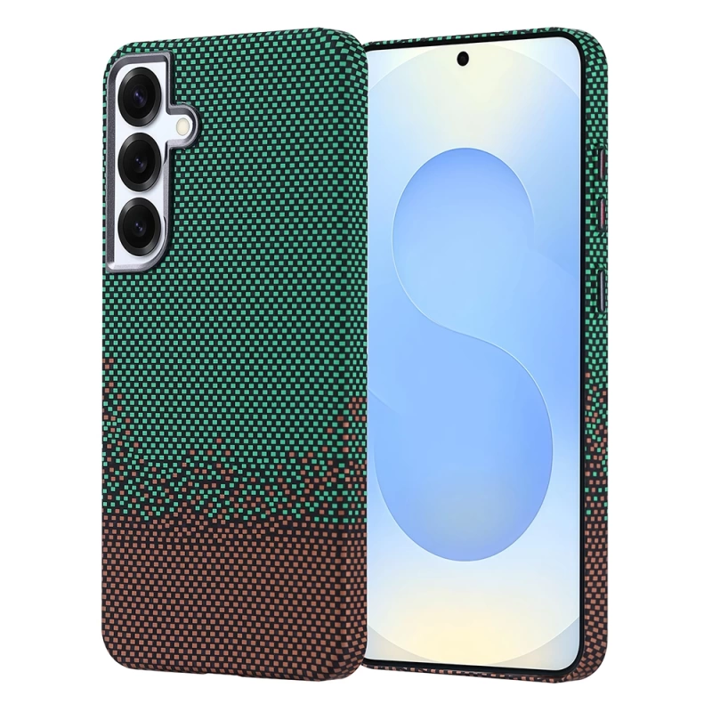 Galaxy S24 Plus Kılıf M-safe Şarj Özellikli Karbon Fiber Görünümlü Zore Nekst Kapak