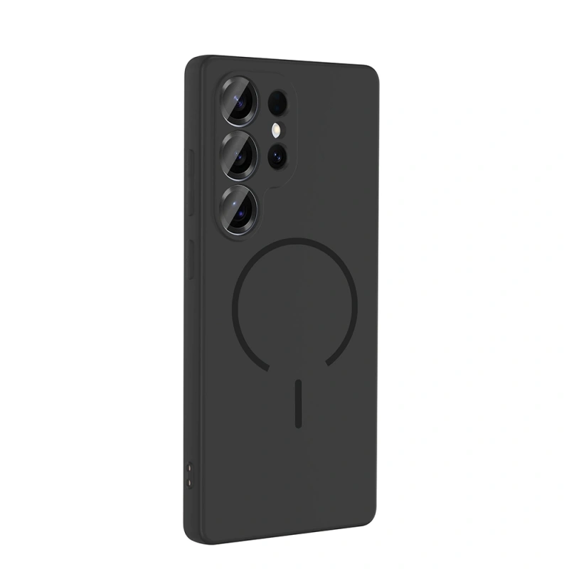 Galaxy S24 Ulta Kılıf M-safe Şarj Özellikli Zore Meta Kapak