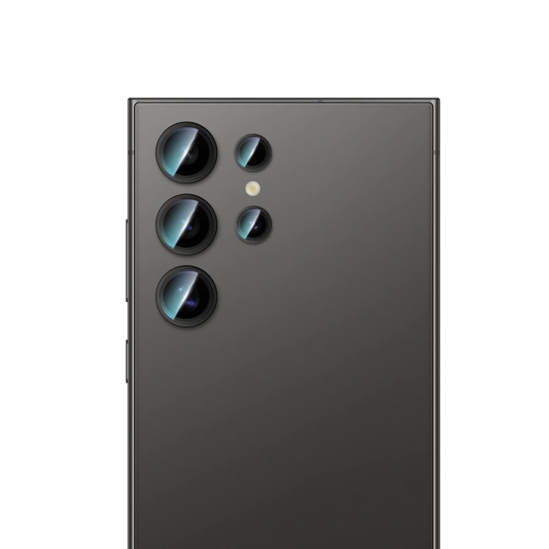 Galaxy S24 Ultra CaseWorld Alloy Serisi Oleofobik Anti Reflective Kamera Lens Koruyucu