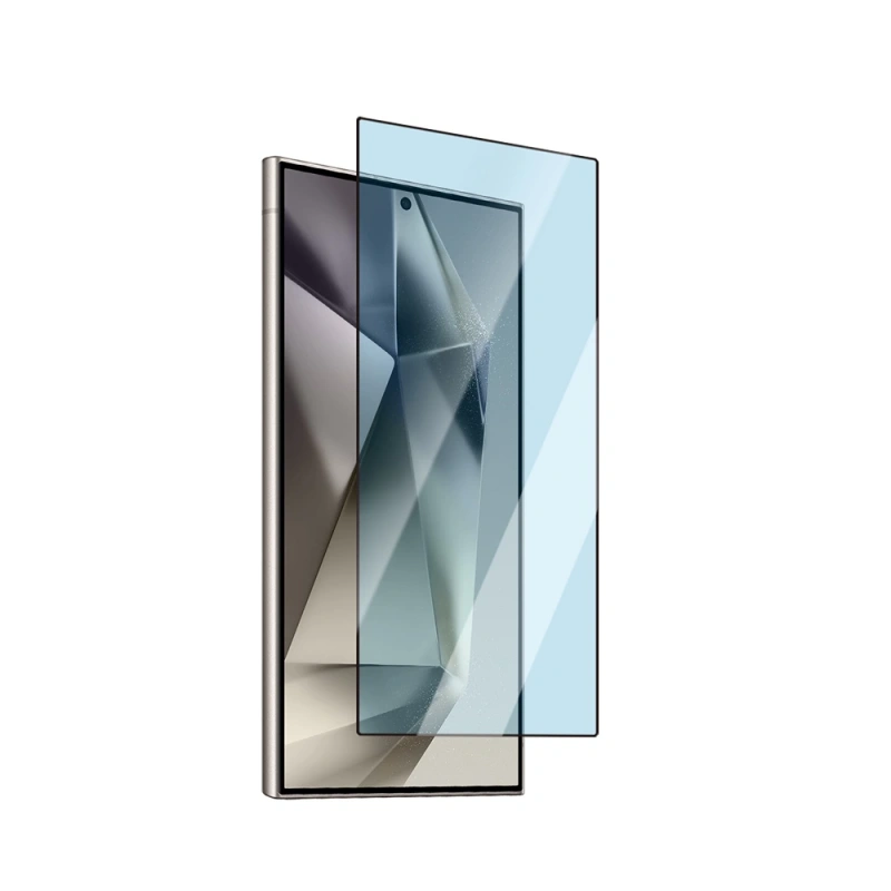 Galaxy S24 Ultra CaseWorld Applicator Serisi 2.5D Eyesafe Mavi Işık Teknolojili 0.25mm Temperli Cam Ekran Koruyucu+ Uygulama Aparatı