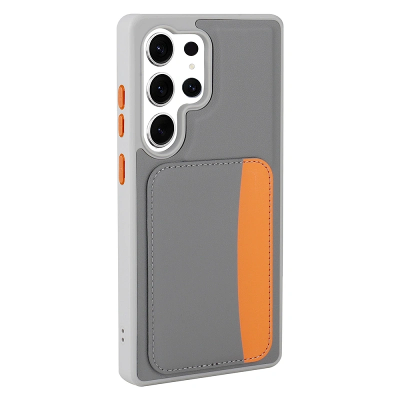 Galaxy S24 Ultra Kılıf Kartlıklı Zore X-Kart Silikon Kapak