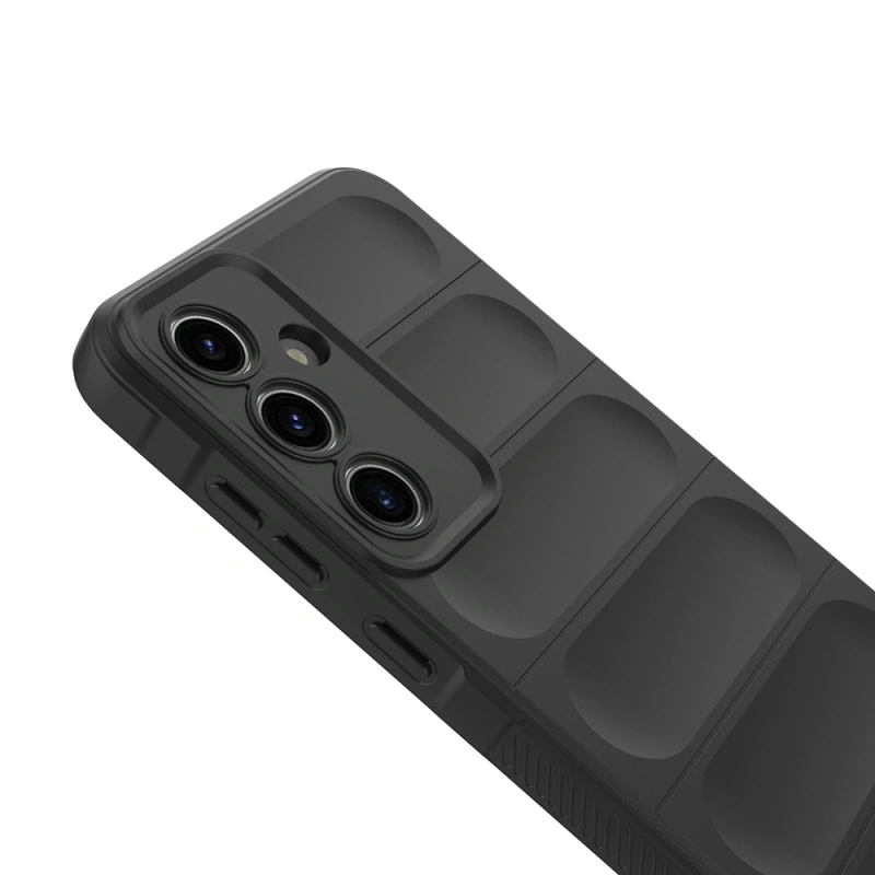 Galaxy S25 FE Kılıf Esnek TPU Oyuklu Arka Yüzey Tasarımlı Zore Etnik Silikon Kapak