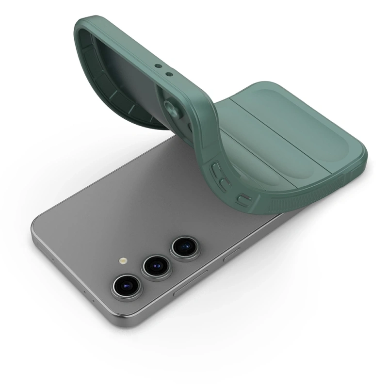 Galaxy S25 FE Kılıf Esnek TPU Oyuklu Arka Yüzey Tasarımlı Zore Etnik Silikon Kapak