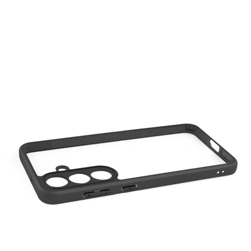 Galaxy S25 FE Kılıf Kamera Korumalı Şeffaf Arka Yüzey Zore New Roll Kapak