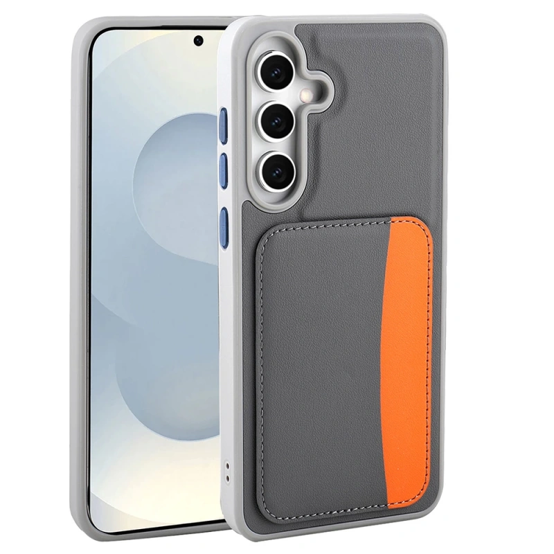 Galaxy S25 FE Kılıf Kartlıklı Zore X-Kart Silikon Kapak