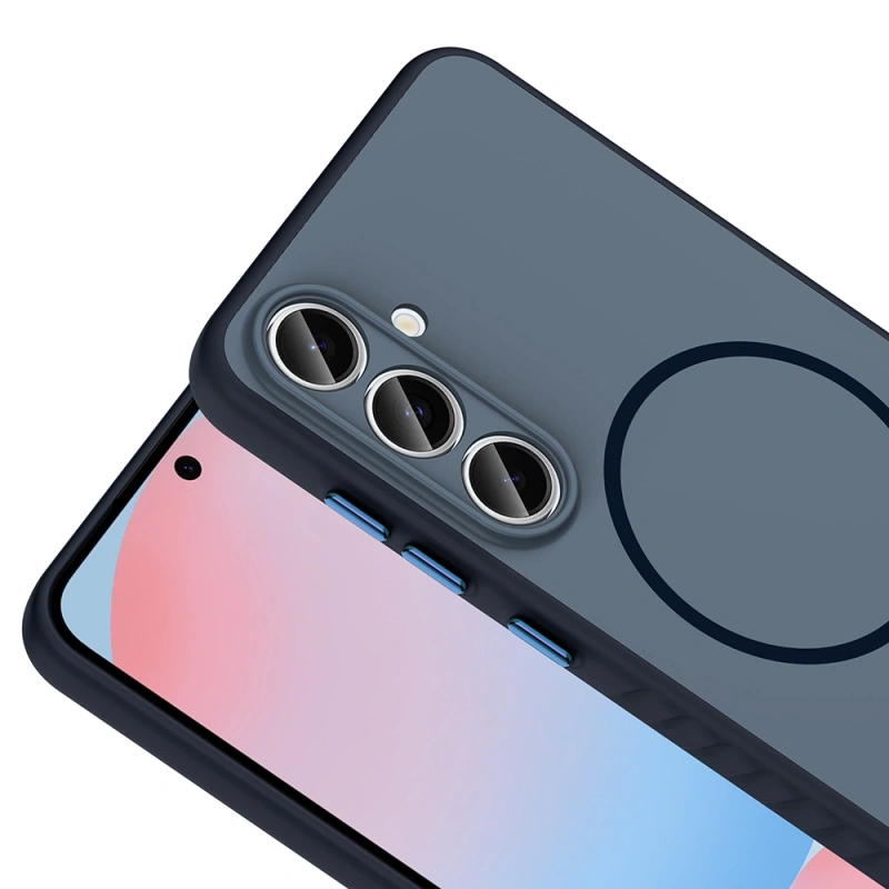 Galaxy S25 FE Kılıf M-safe Şarj Özellikli Zore Tea Kapak
