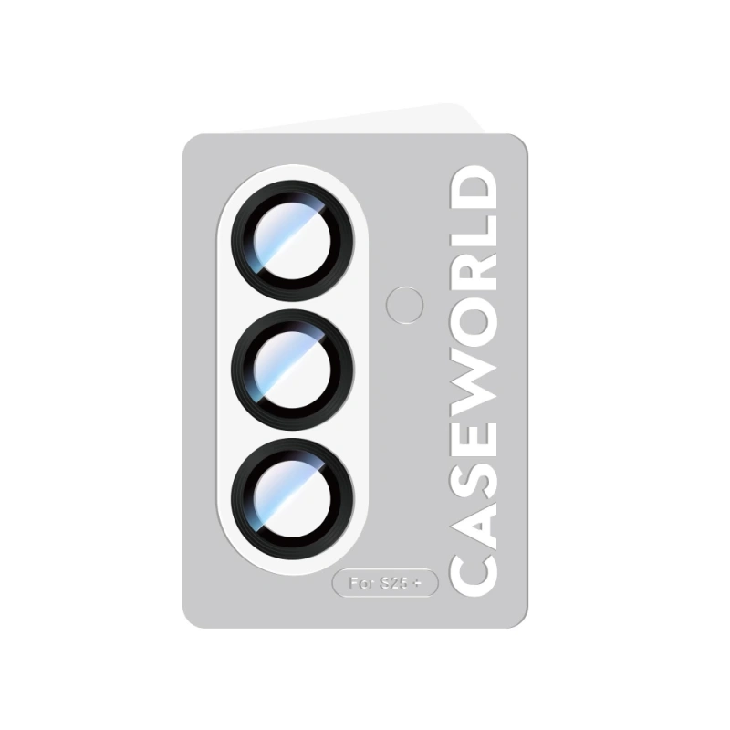Galaxy S25 Plus CaseWorld Alloy Serisi Oleofobik Anti Reflective Kamera Lens Koruyucu