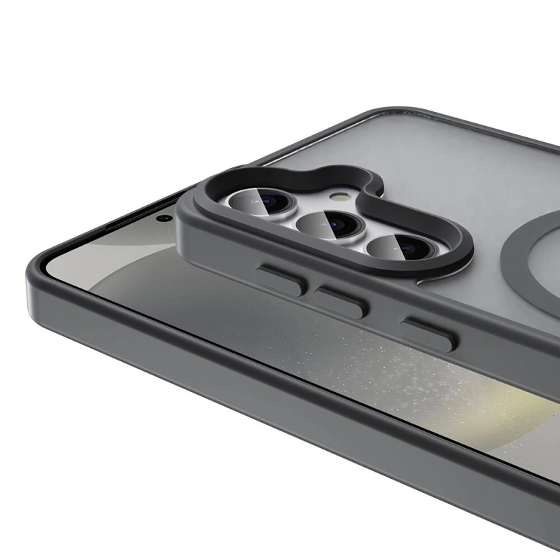 Galaxy S25 Plus Kılıf M-safe Şarj Özellikli Mat Arka Yüzey Zore Sio Kapak