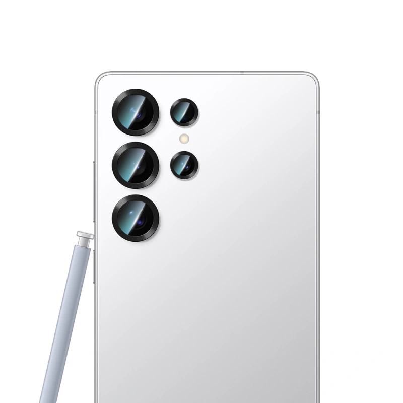 Galaxy S25 Ultra CaseWorld Alloy Serisi Oleofobik Anti Reflective Kamera Lens Koruyucu