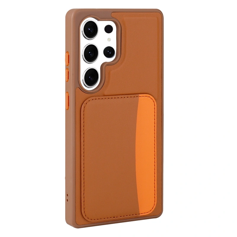 Galaxy S25 Ultra Kılıf Kartlıklı Zore X-Kart Silikon Kapak