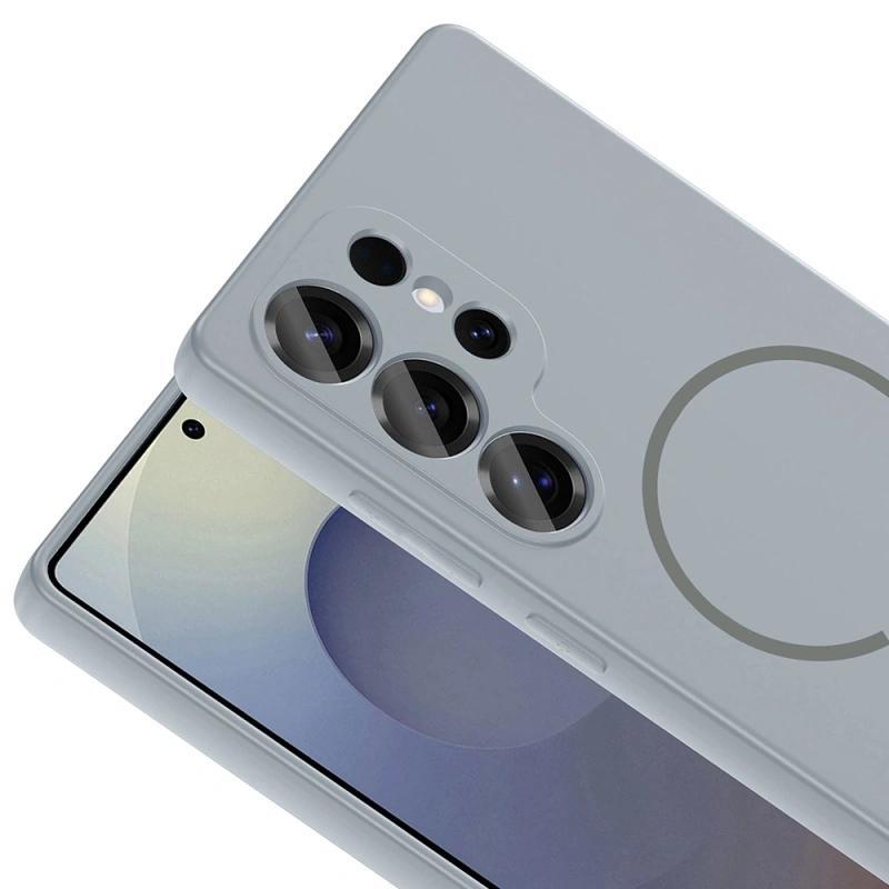 Galaxy S25 Ultra Kılıf M-safe Şarj Özellikli Zore Meta Kapak