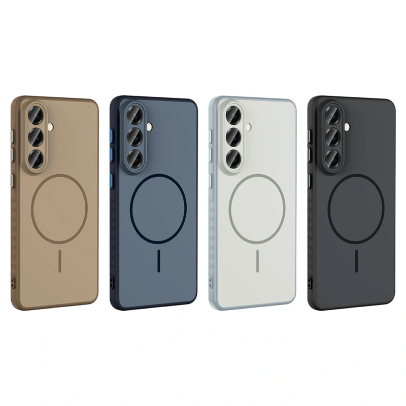 Galaxy S26 Plus Kılıf M-safe Şarj Özellikli Zore Tea Kapak