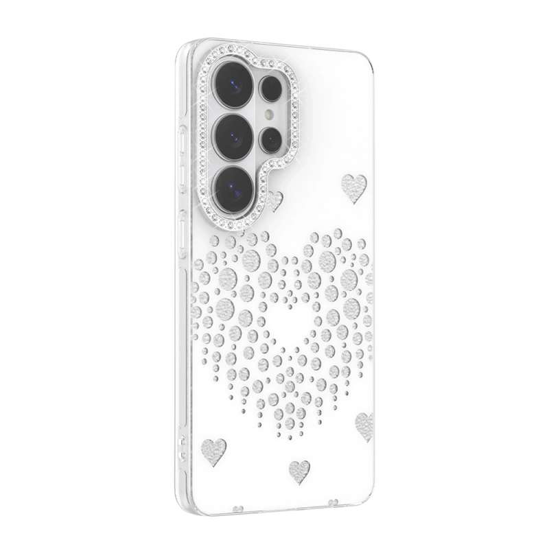 Galaxy S26 Ultra Kılıf Damla Taşlı Zore Rivas Sert PC Kapak