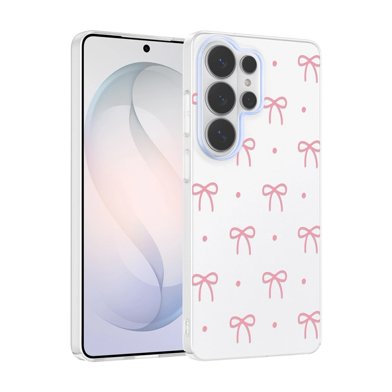 Galaxy S26 Ultra Kılıf Kamera Korumalı Desenli Zore Klip Kapak