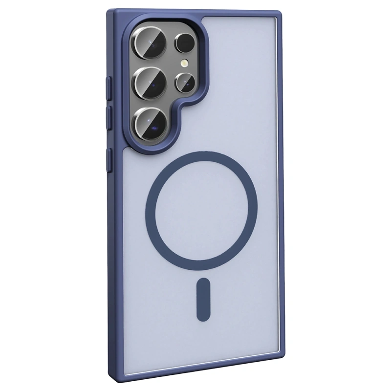 Galaxy S26 Ultra Kılıf M-safe Şarj Özellikli Mat Arka Yüzey Zore Sio Kapak