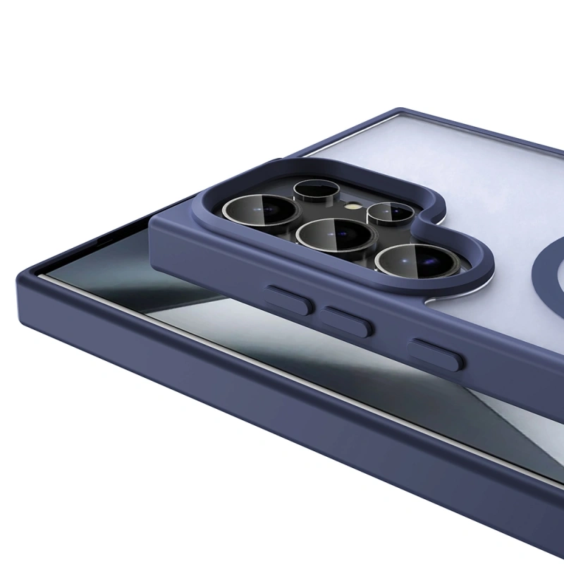 Galaxy S26 Ultra Kılıf M-safe Şarj Özellikli Mat Arka Yüzey Zore Sio Kapak