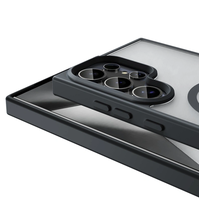 Galaxy S26 Ultra Kılıf M-safe Şarj Özellikli Mat Arka Yüzey Zore Sio Kapak