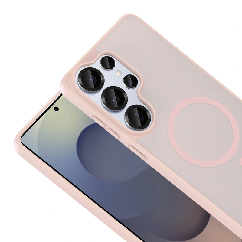 Galaxy S26 Ultra Kılıf M-safe Şarj Özellikli Zore Babet Kapak