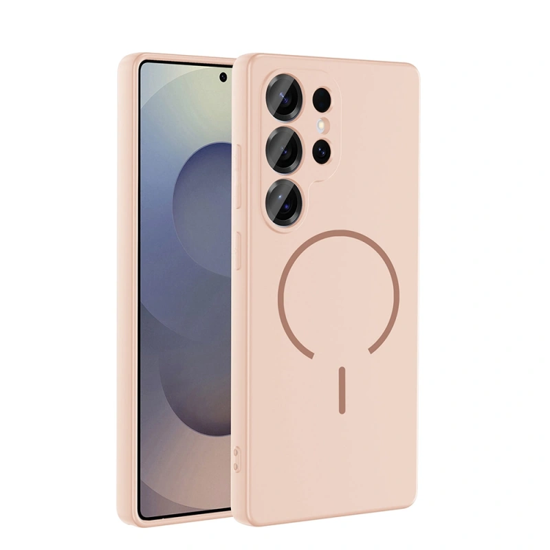 Galaxy S26 Ultra Kılıf M-safe Şarj Özellikli Zore Meta Kapak