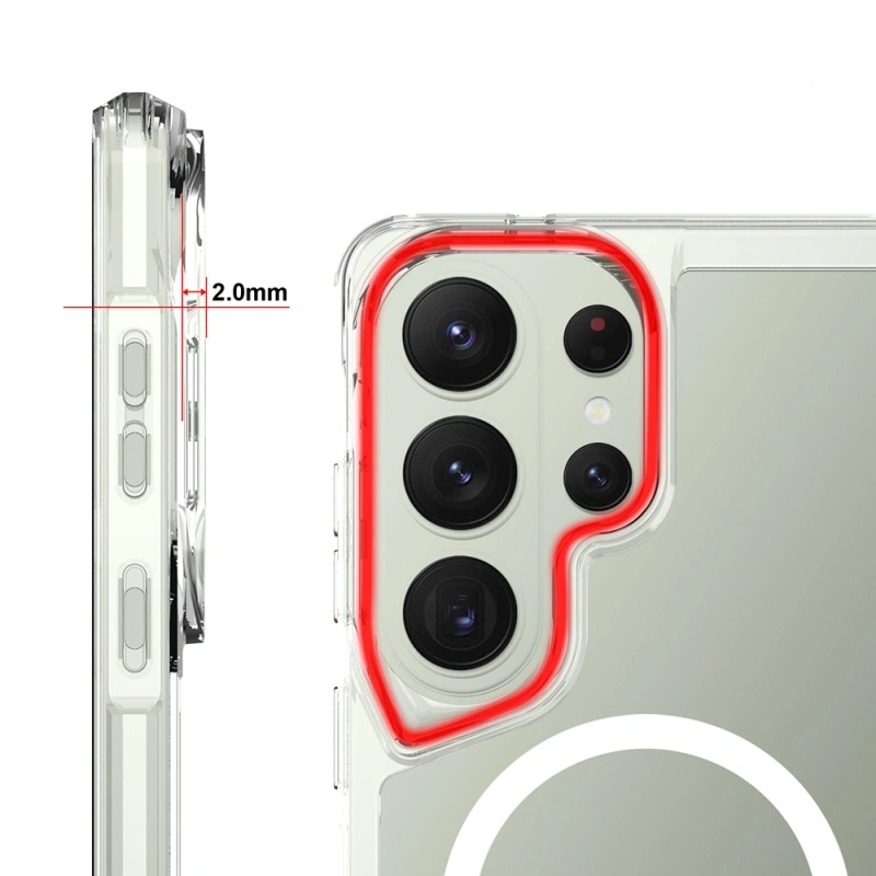 Galaxy S26 Ultra Kılıf Zore M-safe Şarj Özellikli T-Max M-safe Kapak