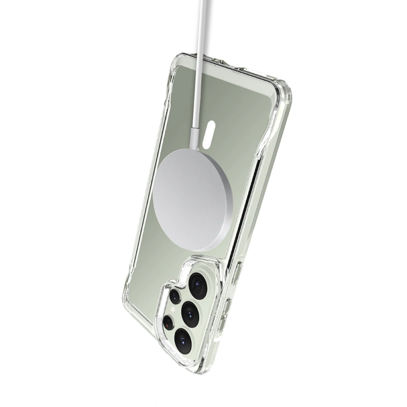 Galaxy S26 Ultra Kılıf Zore M-safe Şarj Özellikli T-Max M-safe Kapak