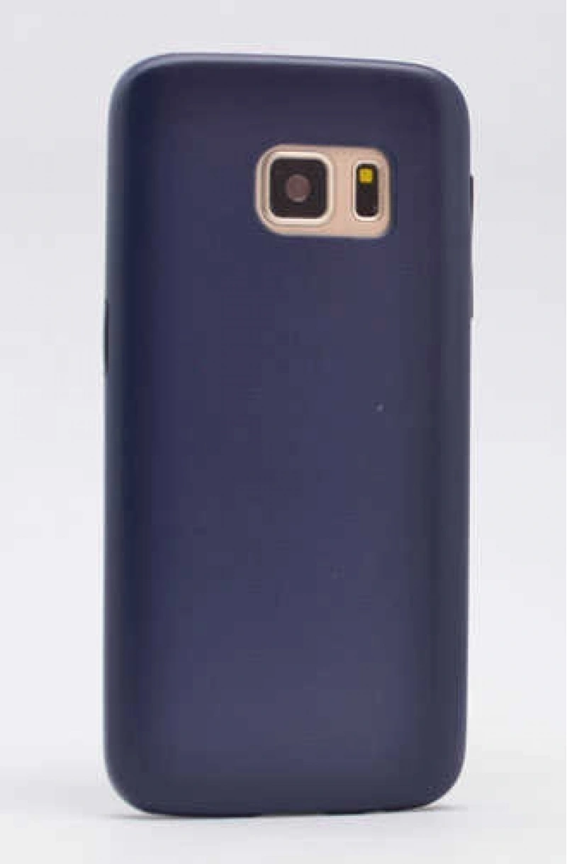 Galaxy S7 Edge Kılıf Zore 1-1 Deri Soft Kapak