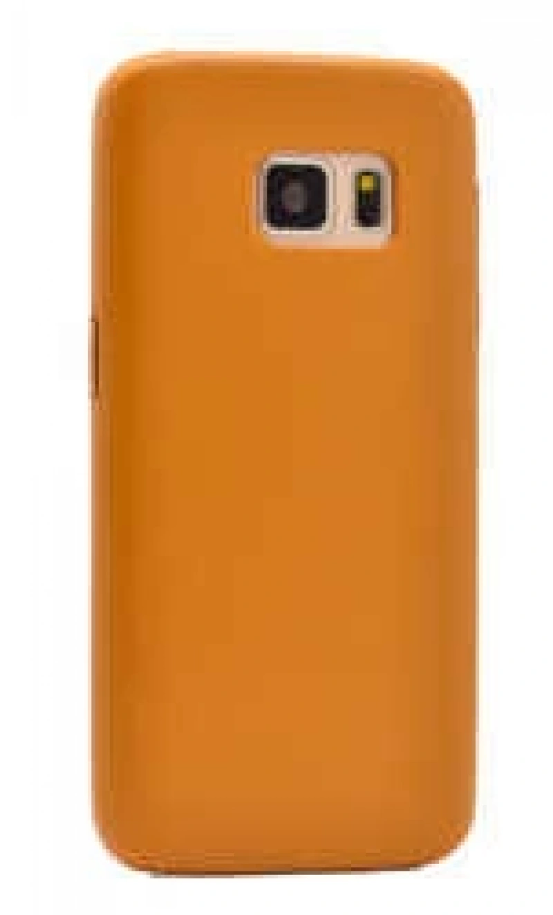 Galaxy S7 Edge Kılıf Zore 1-1 Deri Soft Kapak