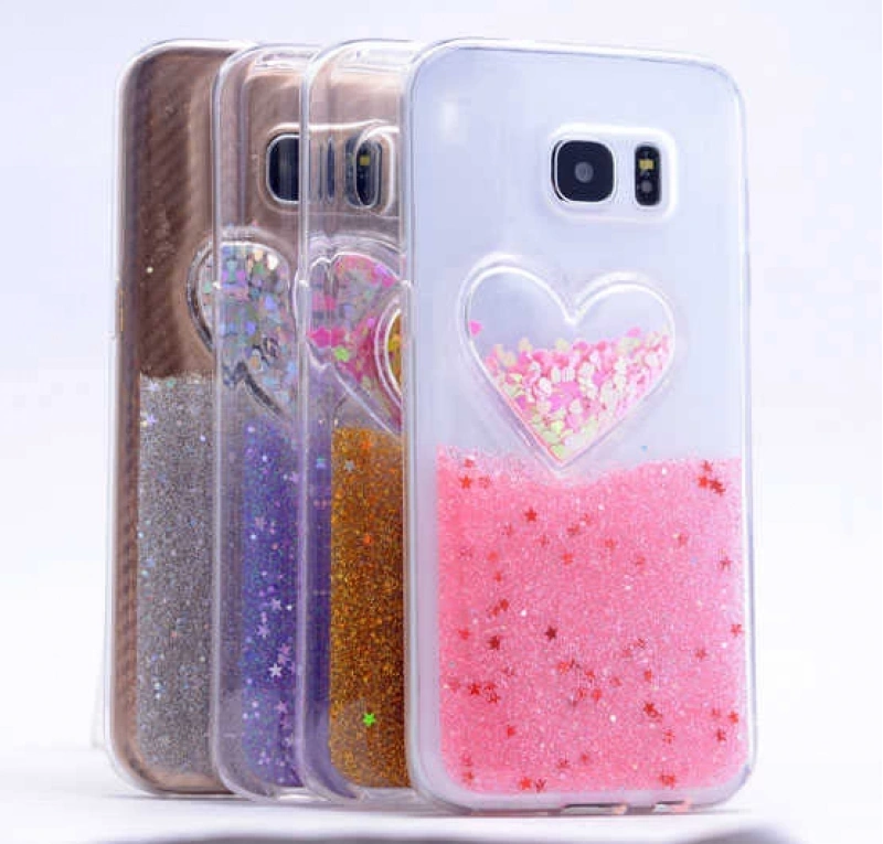 Galaxy S7 Edge Kılıf Zore Kalpli Silikon