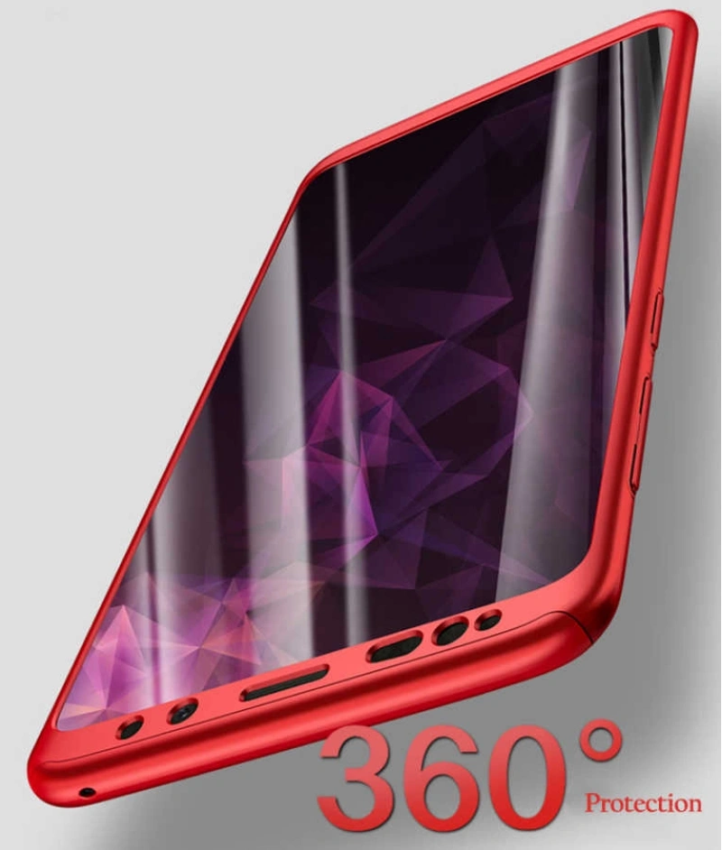 Galaxy S9 Plus Kılıf Zore 360 3 Parçalı Rubber Kapak