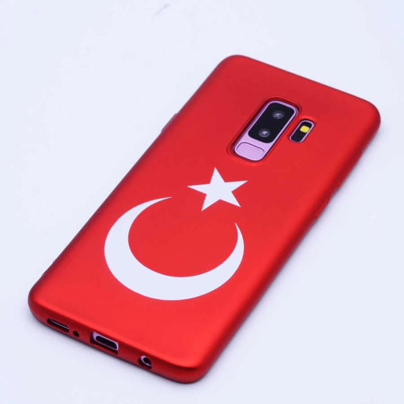 Galaxy S9 Plus Kılıf Zore Bayrak Silikon