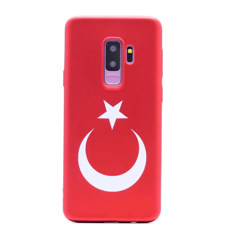 Galaxy S9 Plus Kılıf Zore Bayrak Silikon