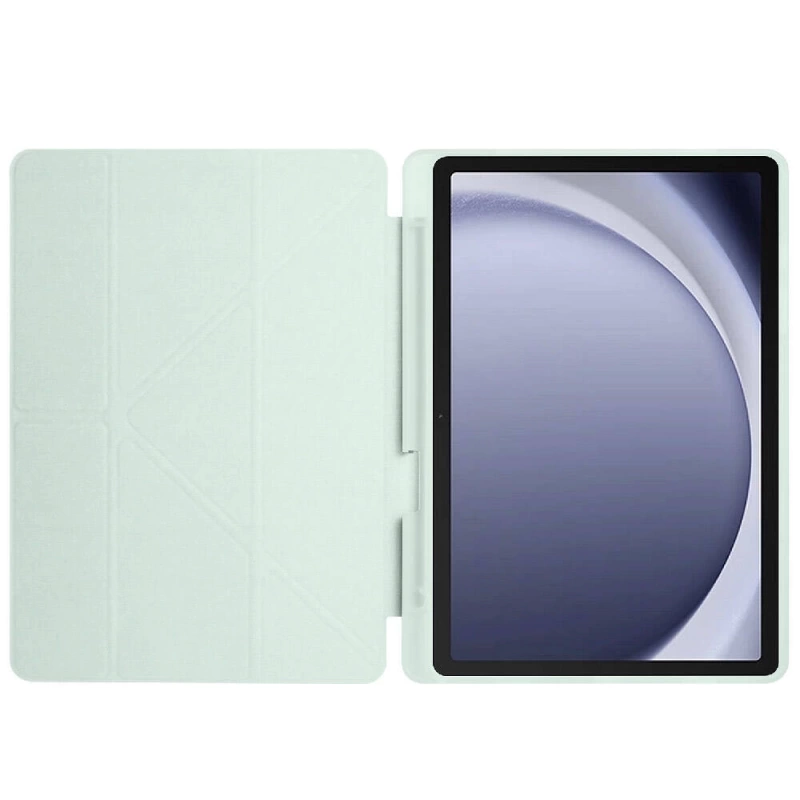 Galaxy Tab A9 Plus Kılıf Zore Tri Folding Kalem Bölmeli Standlı Kılıf