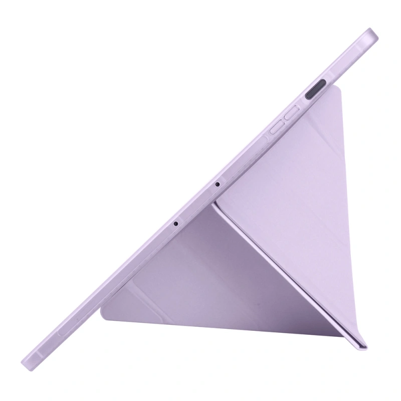 Galaxy Tab S10 FE Plus Kılıf Zore Tri Folding Kalem Bölmeli Standlı Kılıf