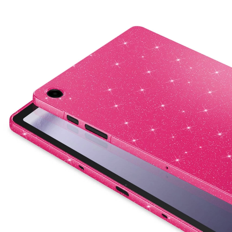 Galaxy Tab S10 FE Simli Parlak Görünümlü Zore Tablet Koton Kılıf