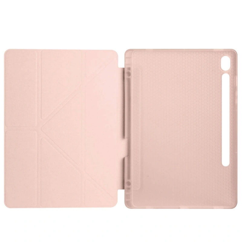 Galaxy Tab S10 Lite Kılıf Zore Tri Folding Kalem Bölmeli Standlı Kılıf