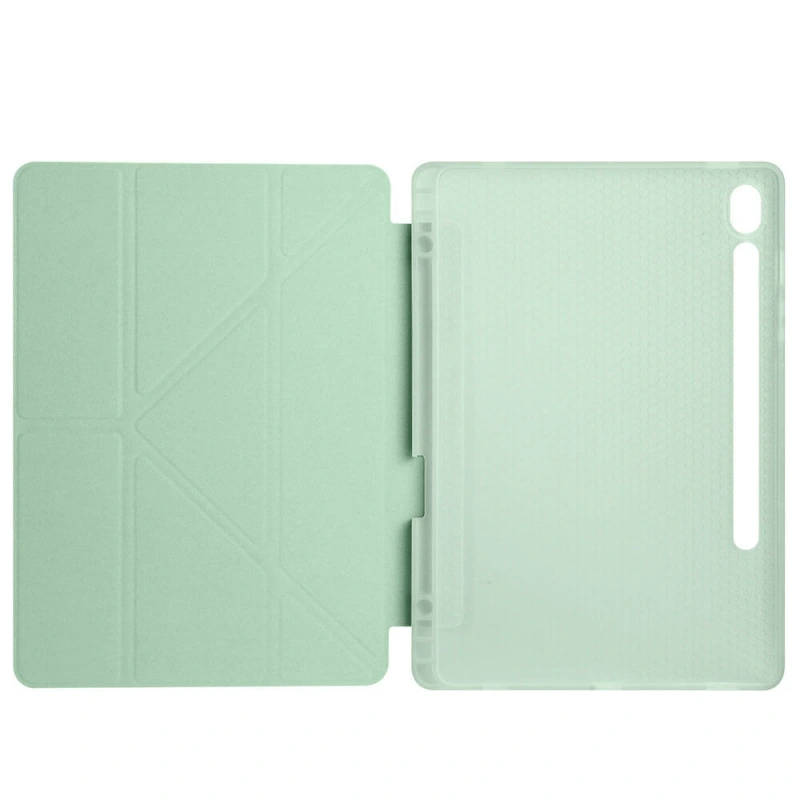 Galaxy Tab S10 Lite Kılıf Zore Tri Folding Kalem Bölmeli Standlı Kılıf