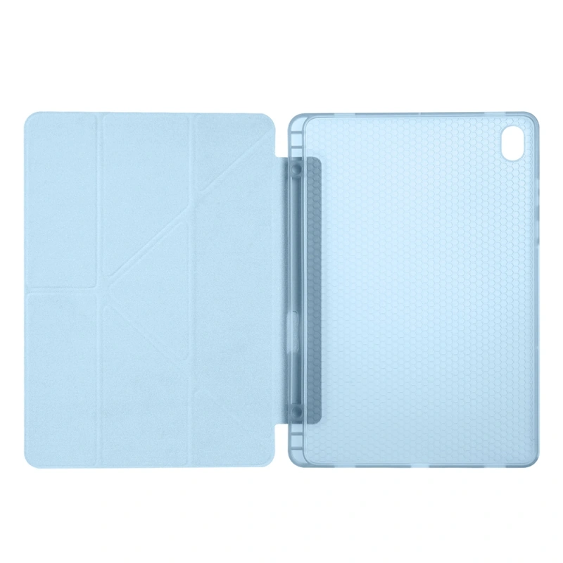 Galaxy Tab S11 Kılıf Zore Tri Folding Kalem Bölmeli Standlı Kılıf