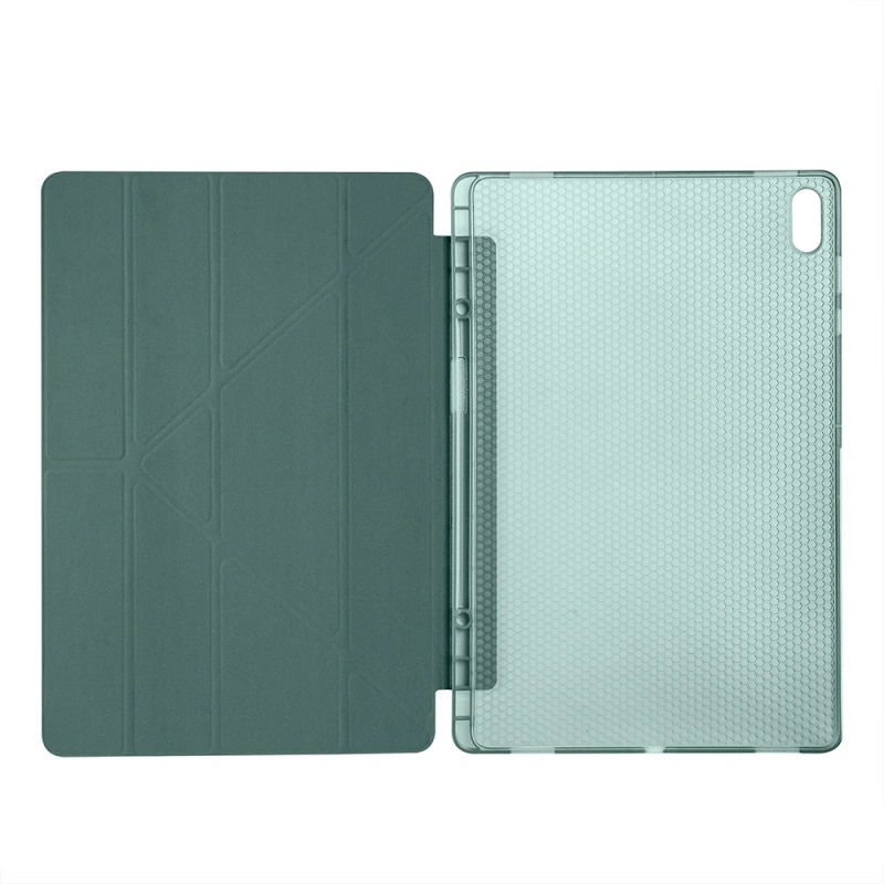 Galaxy Tab S11 Ultra Kılıf Zore Tri Folding Kalem Bölmeli Standlı Kılıf