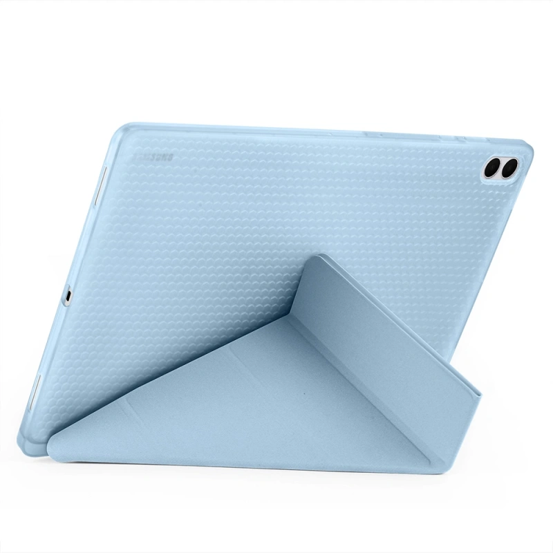 Galaxy Tab S11 Ultra Kılıf Zore Tri Folding Kalem Bölmeli Standlı Kılıf