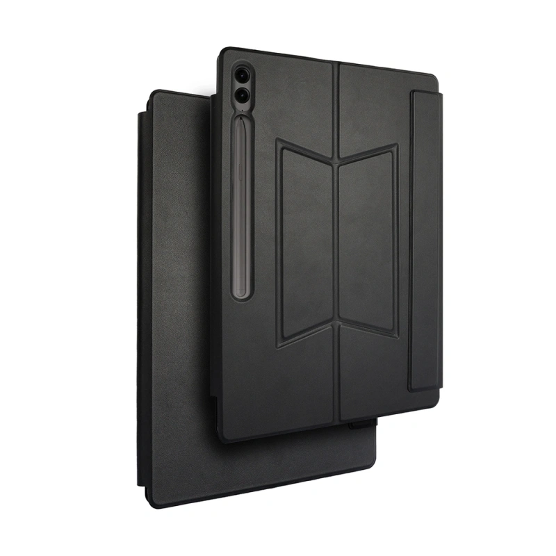 Galaxy Tab S11 Ultra Zore Border Keyboard Bluetooh Bağlantılı Standlı Klavyeli Tablet Kılıfı