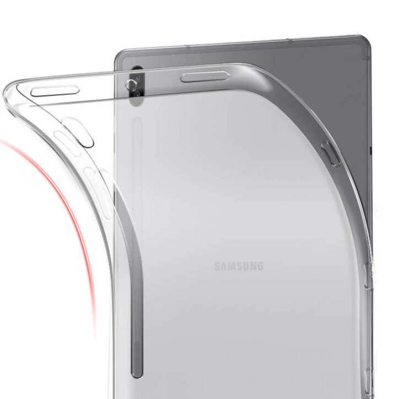 Galaxy Tab S7 Plus T970 Kılıf Zore Tablet Süper Silikon Kapak