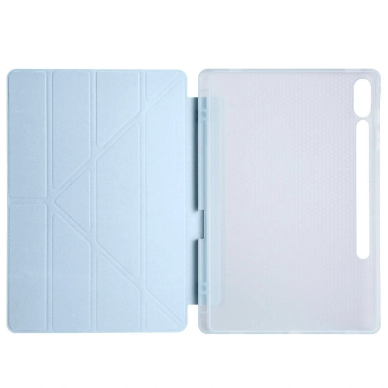 Galaxy Tab S9 FE Plus Kılıf Zore Tri Folding Kalem Bölmeli Standlı Kılıf