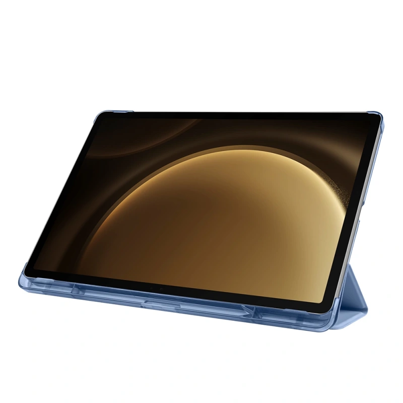 Galaxy Tab S9 FE Plus Zore Smart Cover Kalem Bölmeli Standlı 1-1 Kılıf