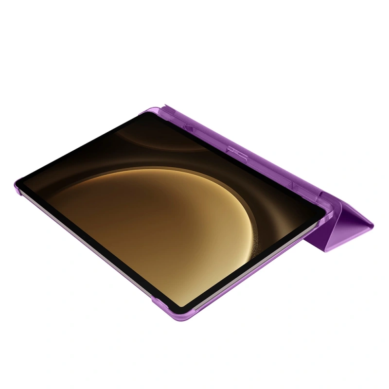 Galaxy Tab S9 FE Plus Zore Smart Cover Kalem Bölmeli Standlı 1-1 Kılıf