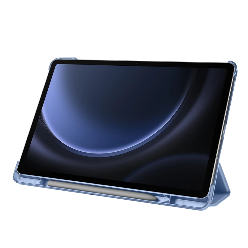 Galaxy Tab S9 FE Zore Smart Cover Kalem Bölmeli Standlı 1-1 Kılıf