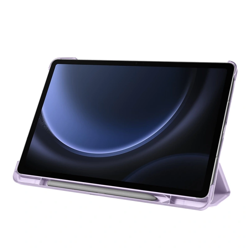 Galaxy Tab S9 FE Zore Smart Cover Kalem Bölmeli Standlı 1-1 Kılıf