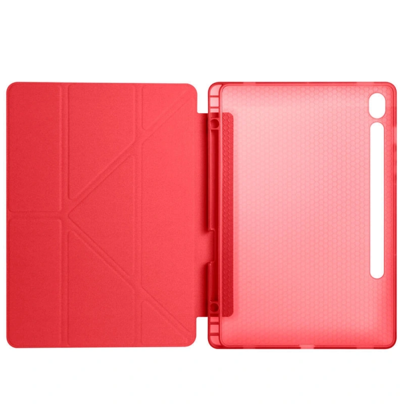 Galaxy Tab S9 Kılıf Zore Tri Folding Kalem Bölmeli Standlı Kılıf